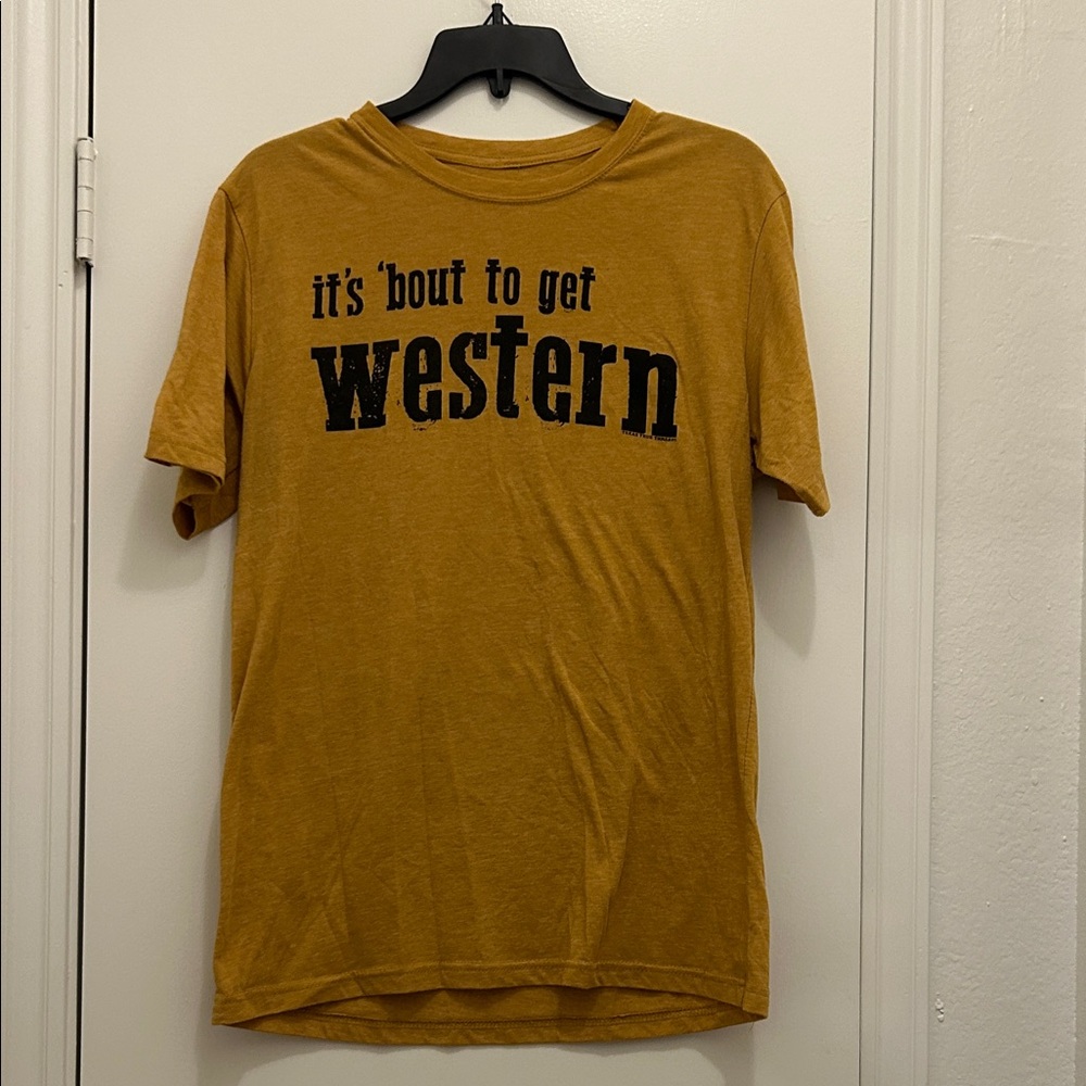 Western Style Mustard Tee